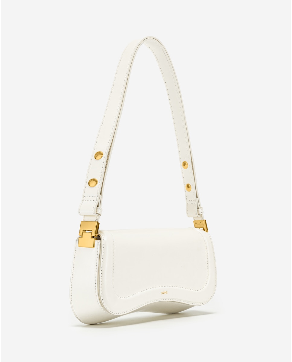 Mala de Ombro Modelo Joy - Branco Branco-2
