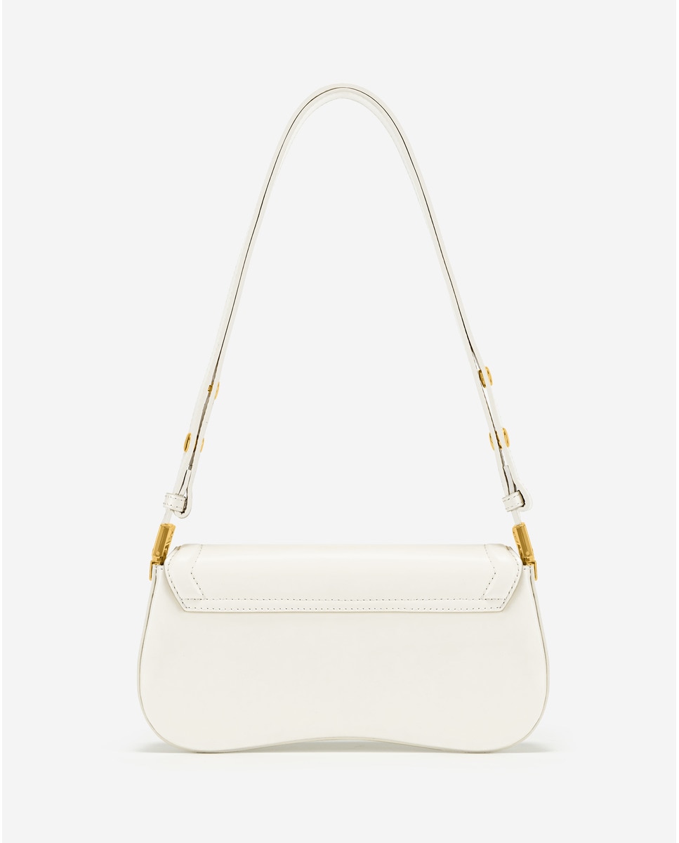 Mala de Ombro Modelo Joy - Branco Branco-3