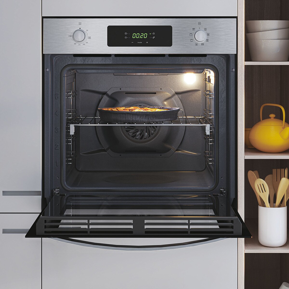 Forno Multifunções Candy Idea FIDC X625 L Aquactiv de 70 Litros - Inox Inox-5