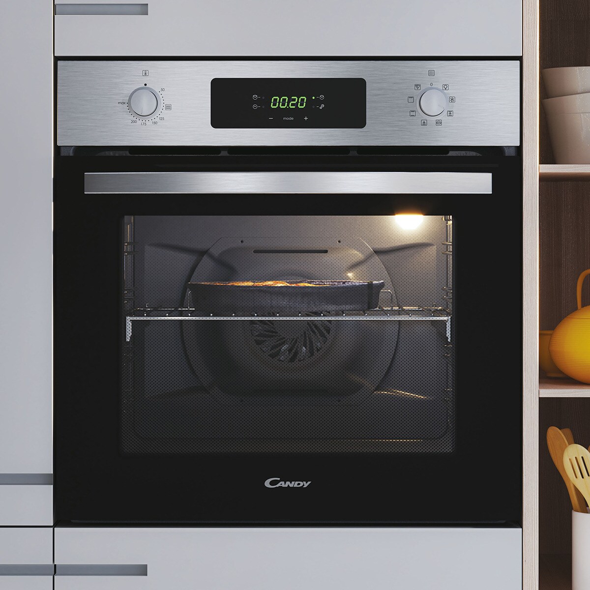 Forno Multifunções Candy Idea FIDC X625 L Aquactiv de 70 Litros - Inox Inox-4