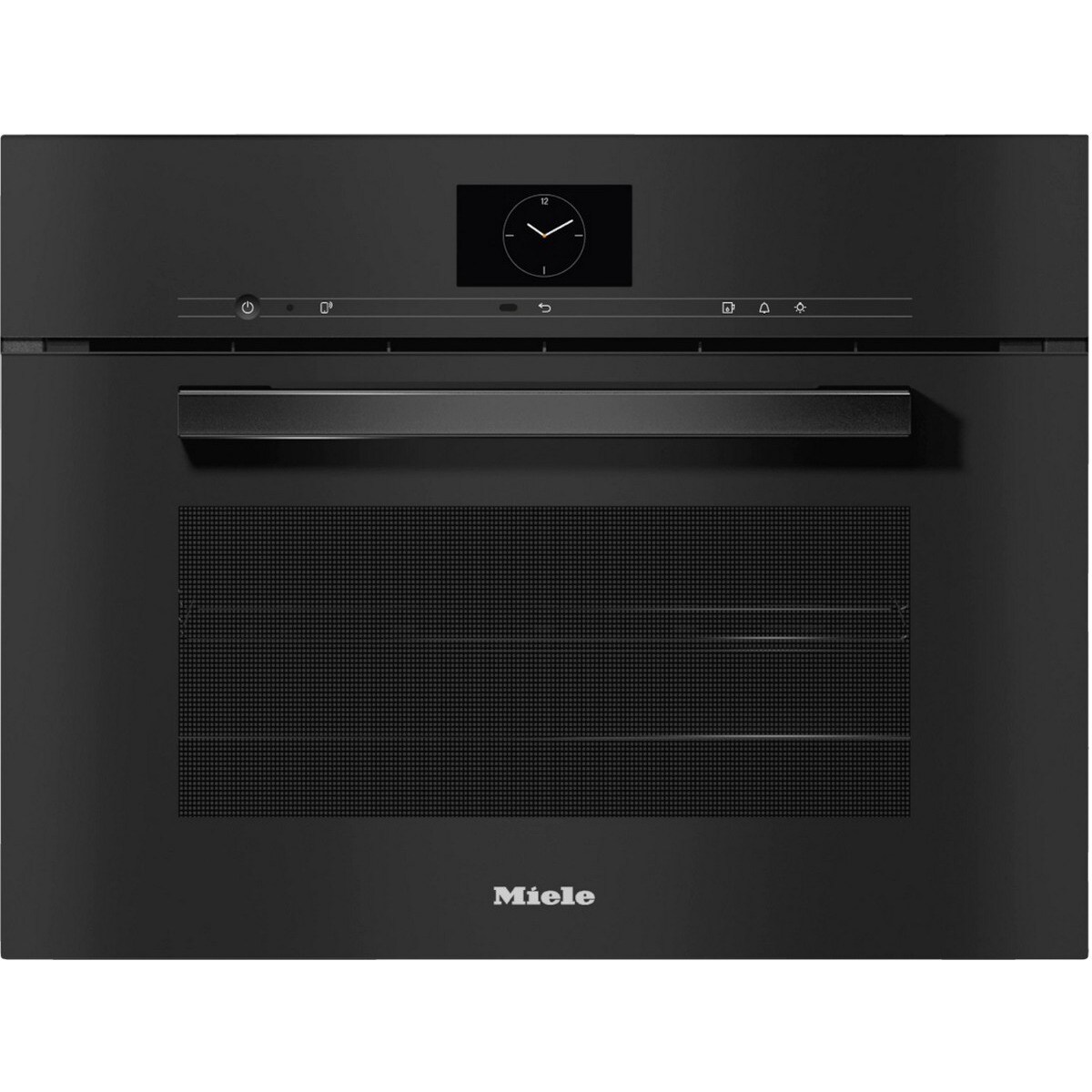 Forno a Vapor Combinado Miele DGC 7645 HC Pro M Touch S + MotionReact, DualSteam, Wi-Fi+ Mix & Match e de 47 Litros - Preto Obsidiana Preto-1