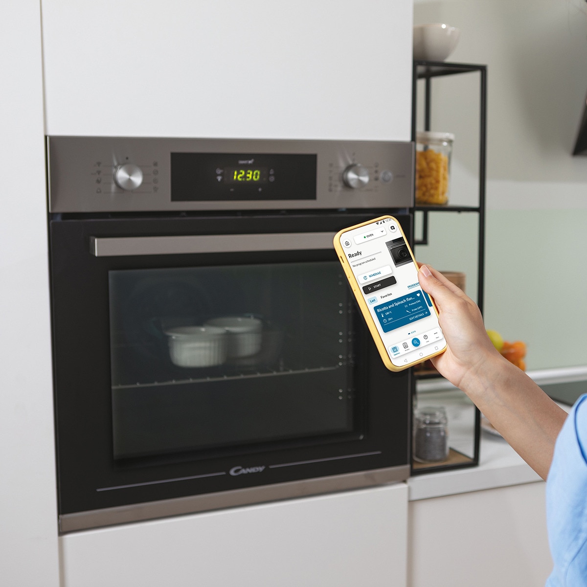 Horno multifunción Candy Smart  pirolítico y función vapor - FCTS886XL WIFI Inox-5