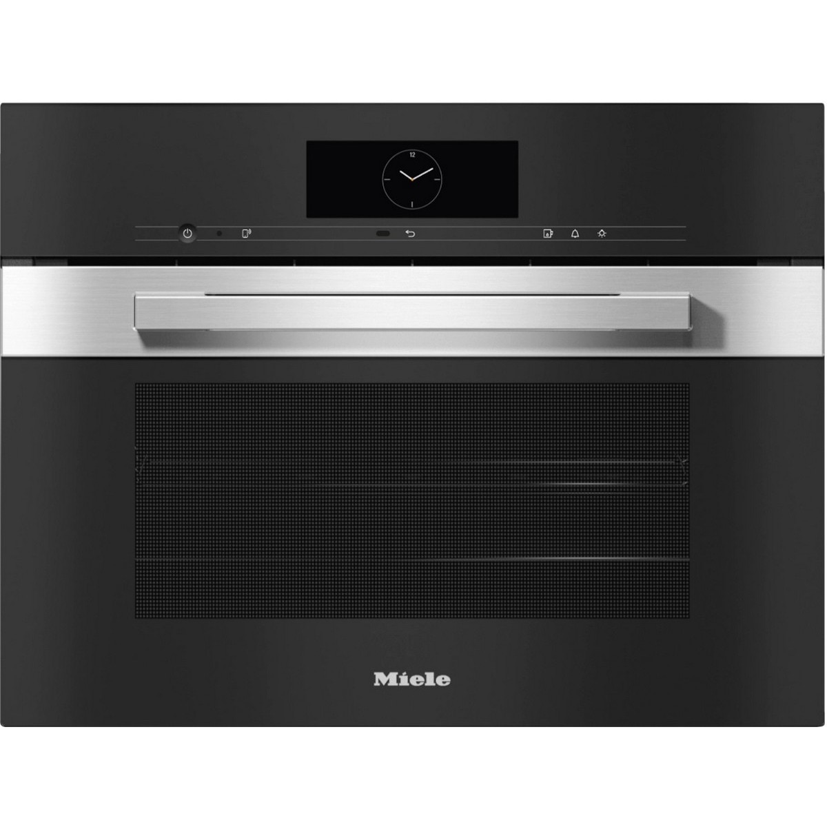 Forno a Vapor Combinado Compacto Miele DGC 7840 HC Pro M Touch + MotionReact, DualSteam, Wi-Fi+ Mix & Match e HydroClean e de 47 L - Aço Inox Aço inoxidável-1