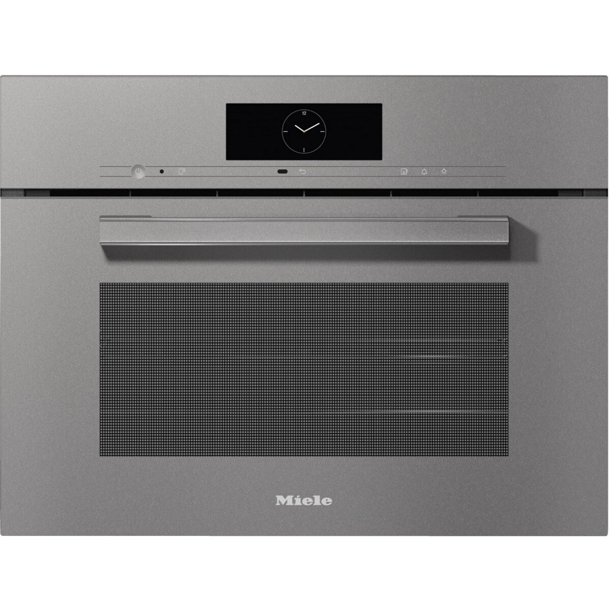 Forno a Vapor Combinado Compacto Miele DGC 7845 HC Pro M Touch + MotionReact, DualSteam, Wi-Fi+ Mix & Match e HydroClean e de 47 L - Cinza Grafite Cinzento-grafite-1