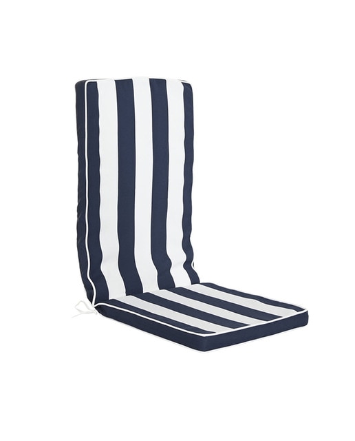 Imagen 0 de Cojín silla poliéster 42x4x115 750 gr., rayas