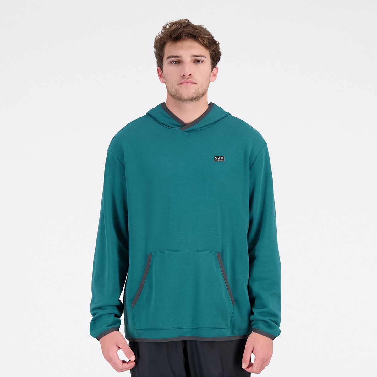 Sweatshirt de Homem NB AT Verde-azulado-1