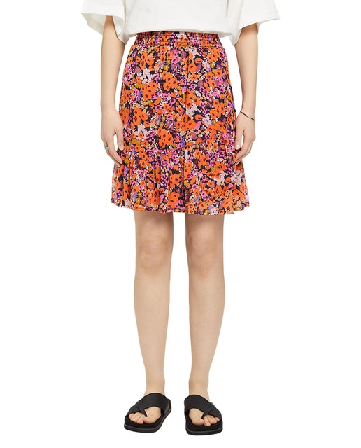Imagen 0 de Falda corta volantes aop flores