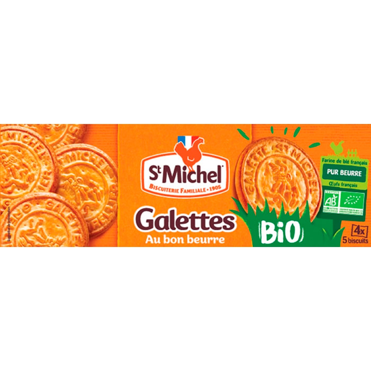 Bolachas de Manteiga Bio embalagem 130 g