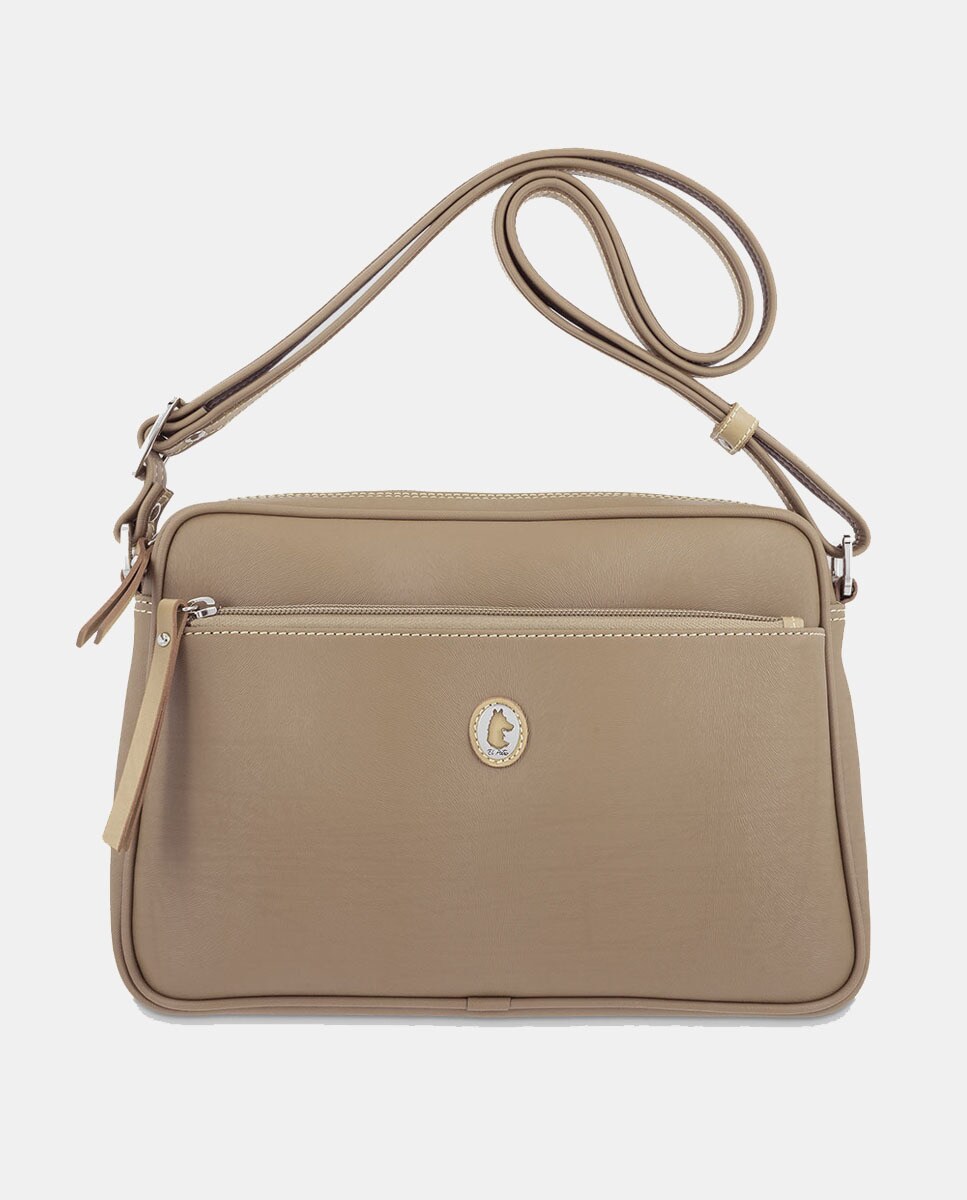 Sac à bandoulière avec poche avant et anse réglable