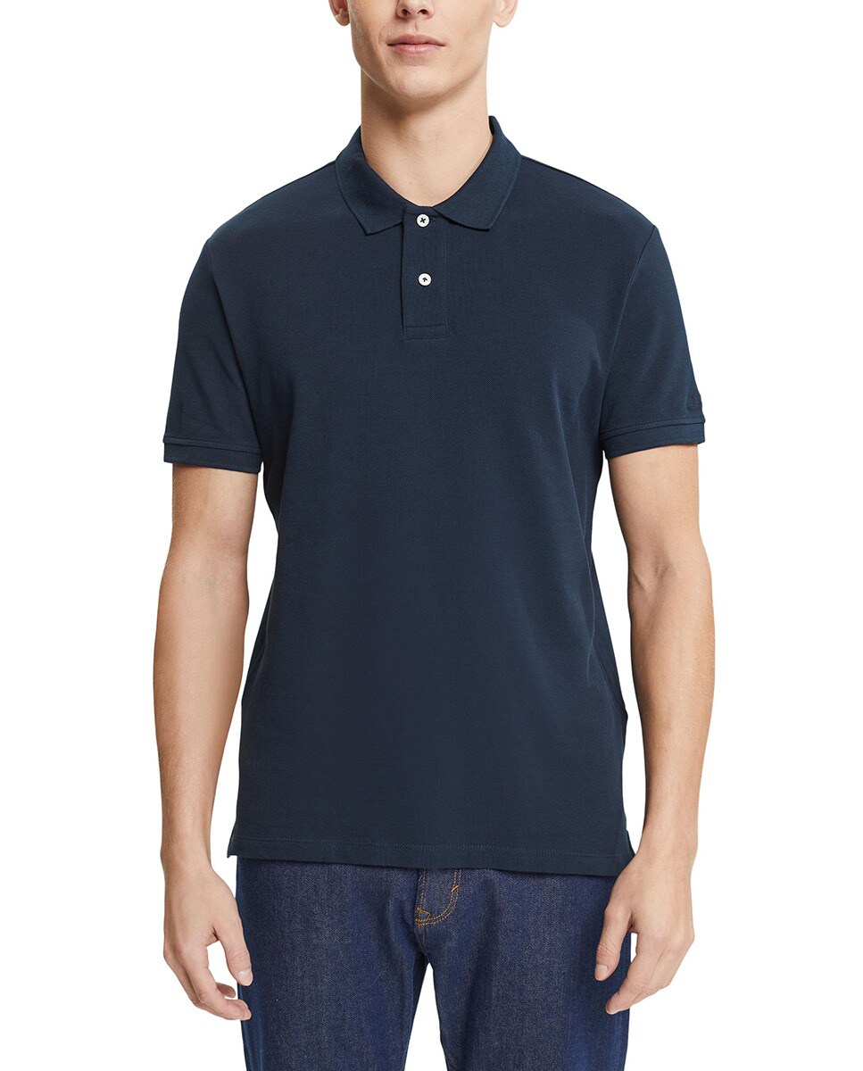 Polo basic en piqué de