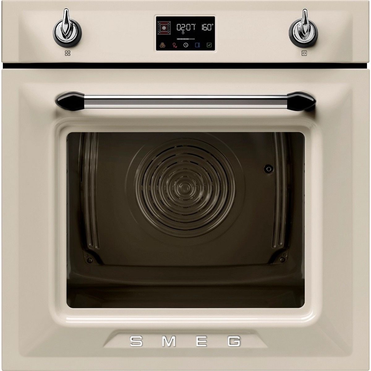 Forno Pyro Steam Smeg Victoria SOP6902S2PP com Sonda, Combinado com Vaporeira, de 3000 W e de 68 Litros - Creme Creme-1