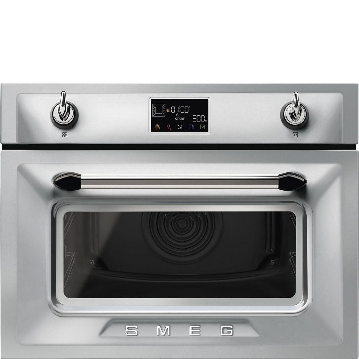 Imagem 0 de Forno Galileo Micro Combi Smeg Victoria SO4902M1X Combinado com Micro-ondas, Limpeza VaporClean e de 40 Litros - Aço Inox