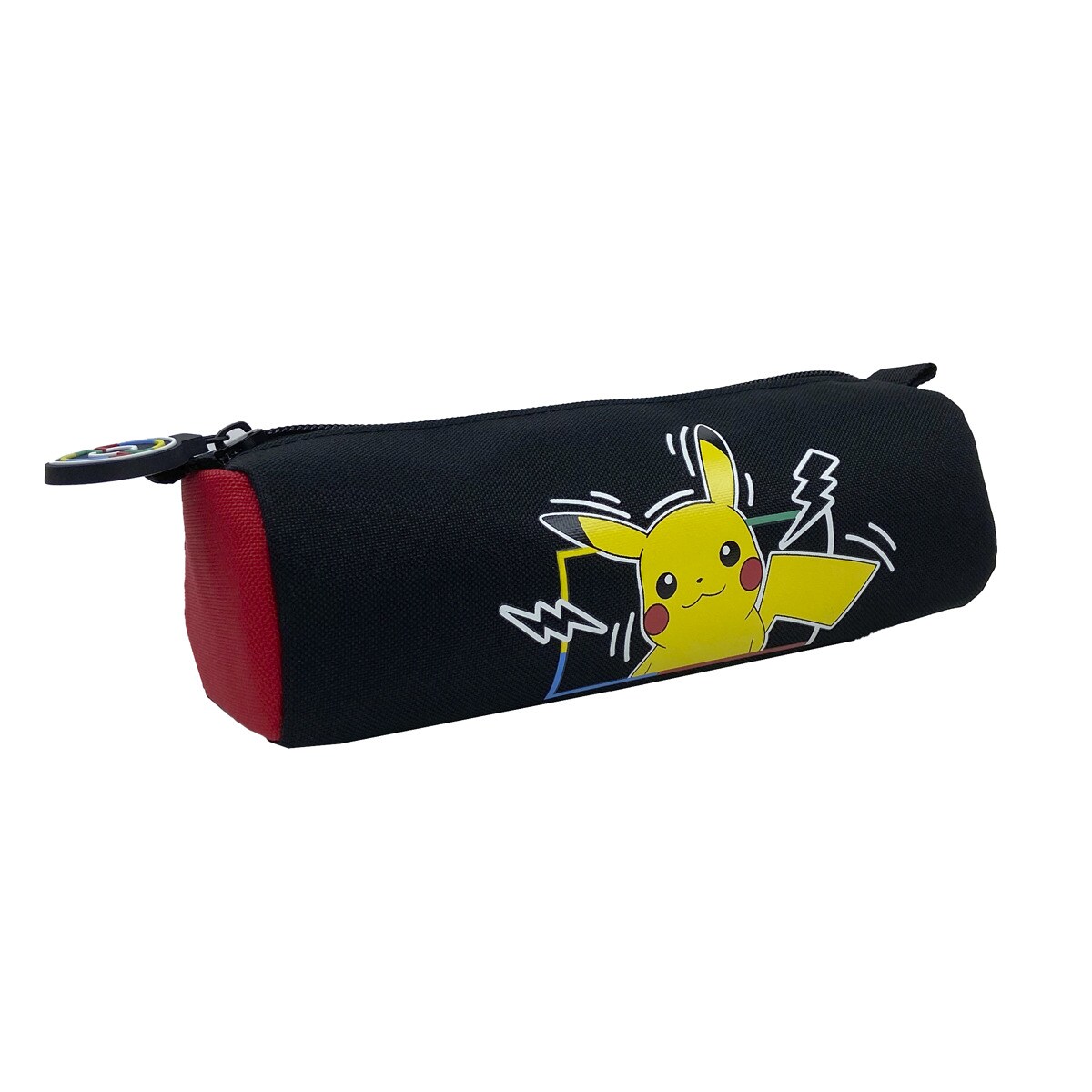 Estojo Simples Cilíndrico Pokémon Colorful Collection - Preto e Estampado Multicolor Preto / Multicolor-3