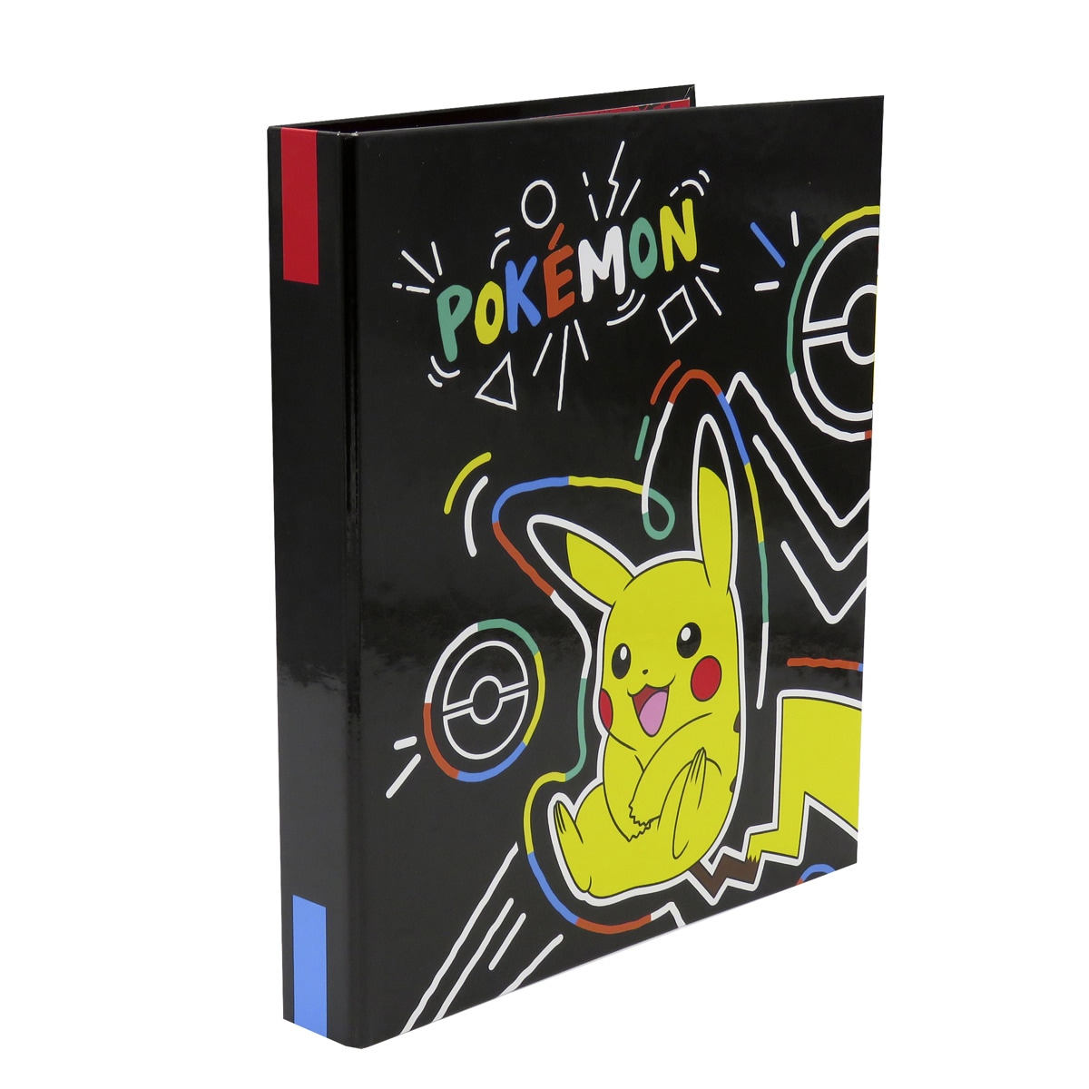 Carpeta 4 anillas Pokémon Colorful Collection CyP Brands negro con estampacion multicolor Negro / Multicolor-1