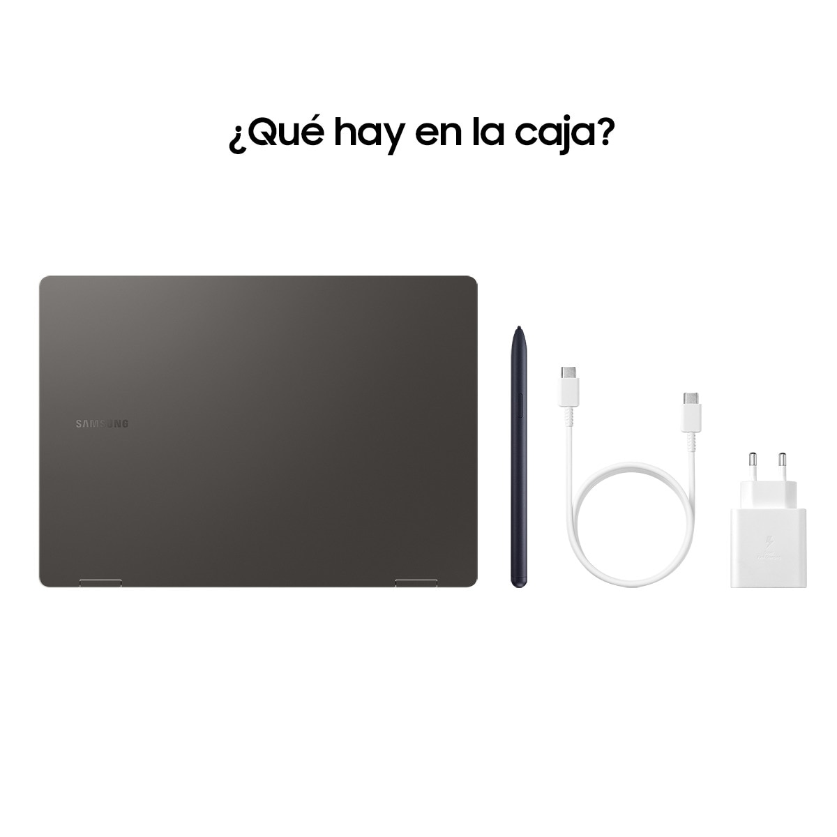 Convertible 2 en 1 Samsung Galaxy Book3 Pro 360, i7 EVO, 16GB, 512GB SSD, 16", W11 Grafito-9
