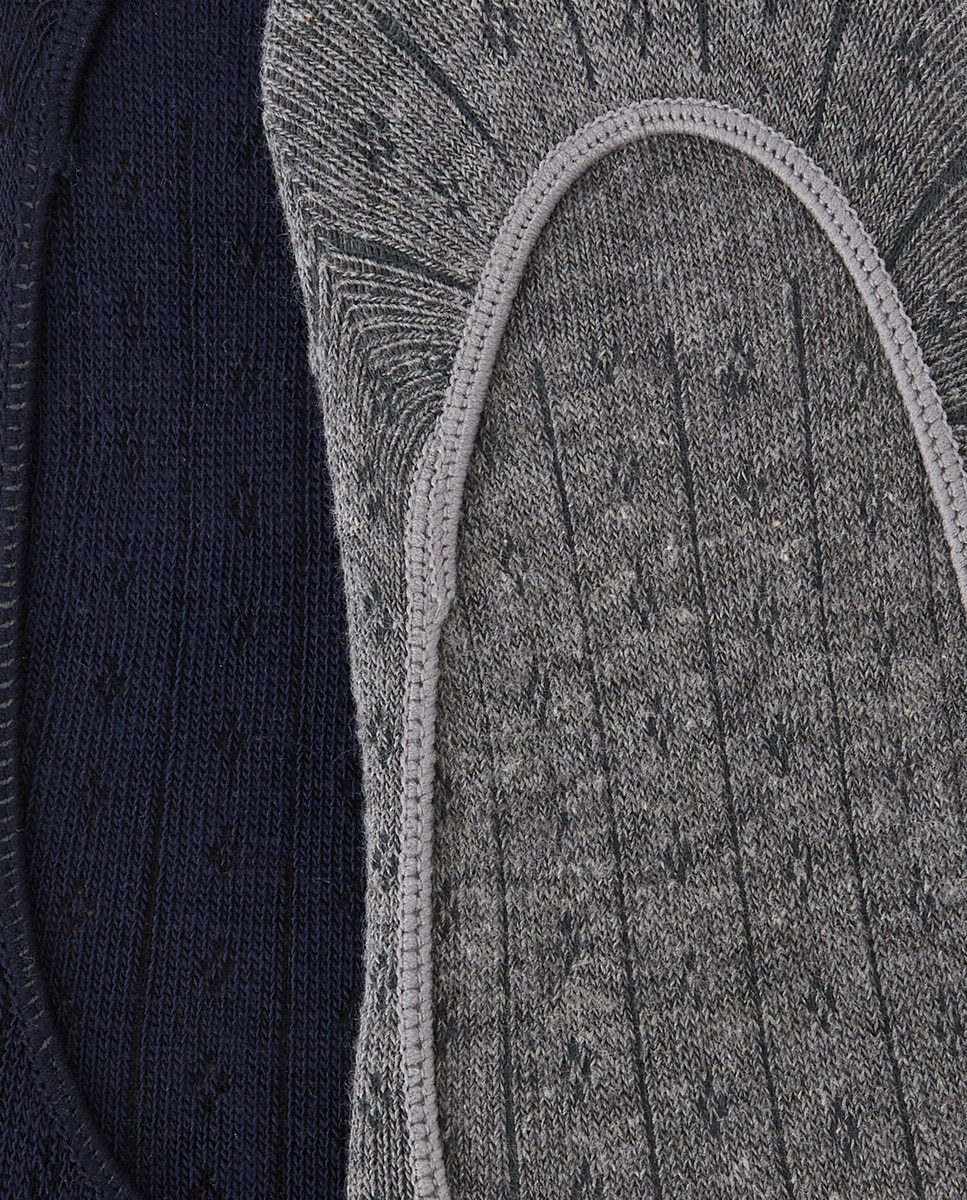 Pack 2 pinkies mujer Azul marino-2