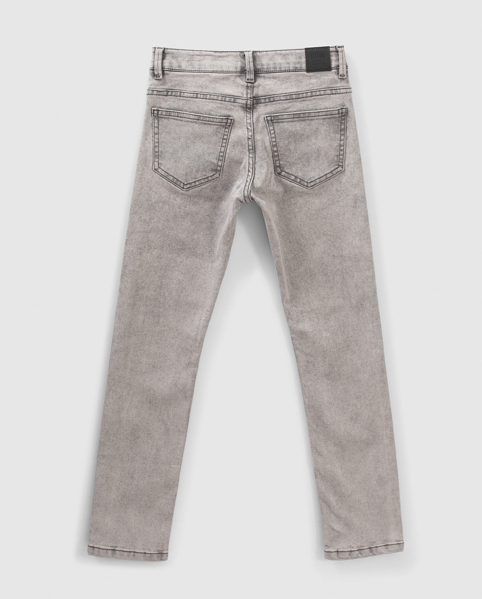 Jeans - Cinzento Cinzento-3