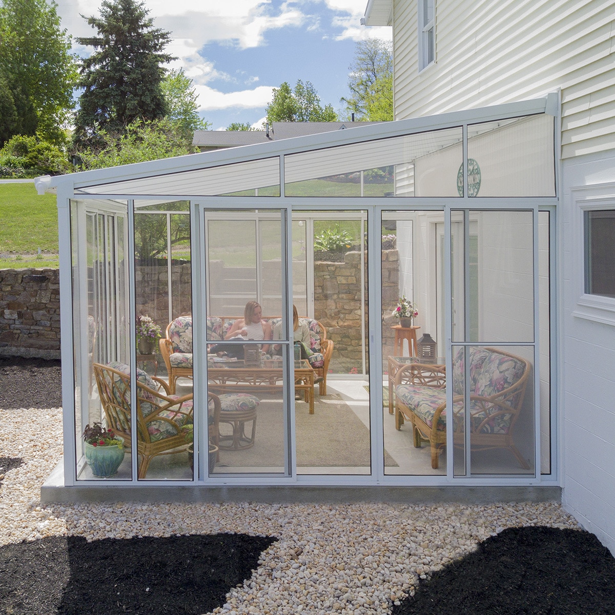 Veranda Aluminio San Remo 435 x 380 x 310 cm Blanco-5