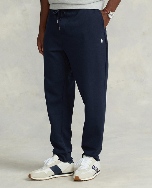 Imagen 0 de Pantalón de chándal de hombre tejido doble punto azul marino tallas grandes