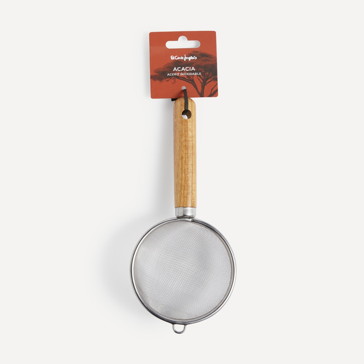 Coador com Cabo de Madeira de Acácia Natural-4