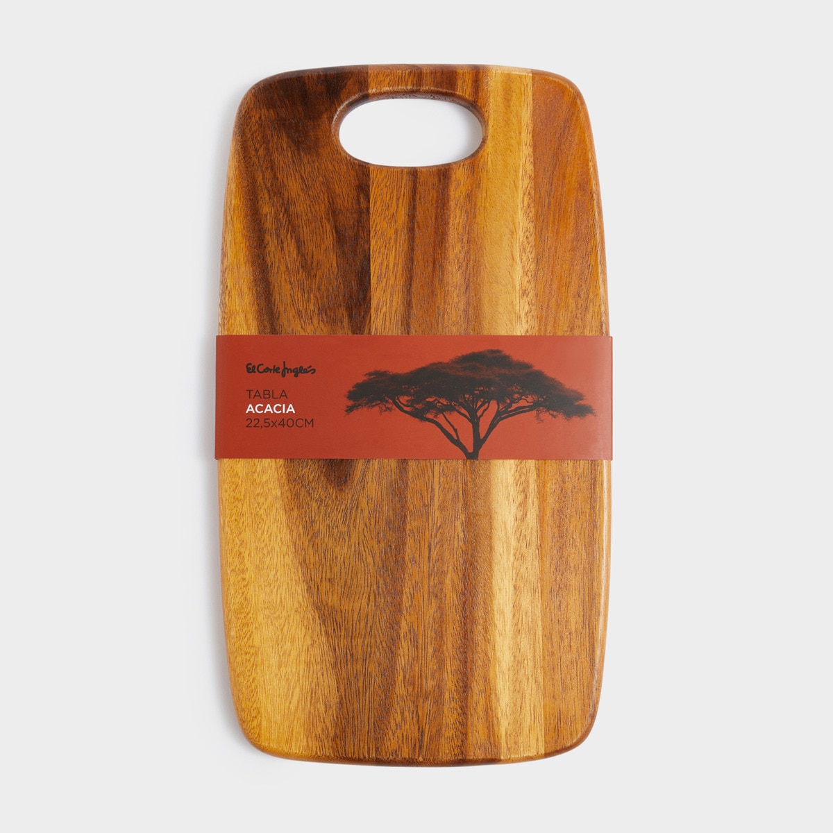 Tabla de cortar rectangular de madera de acacia El Corte Inglés · El