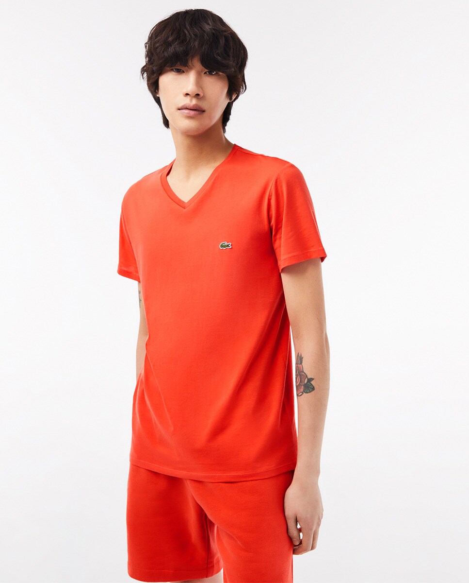 Tshirt col en V Pima