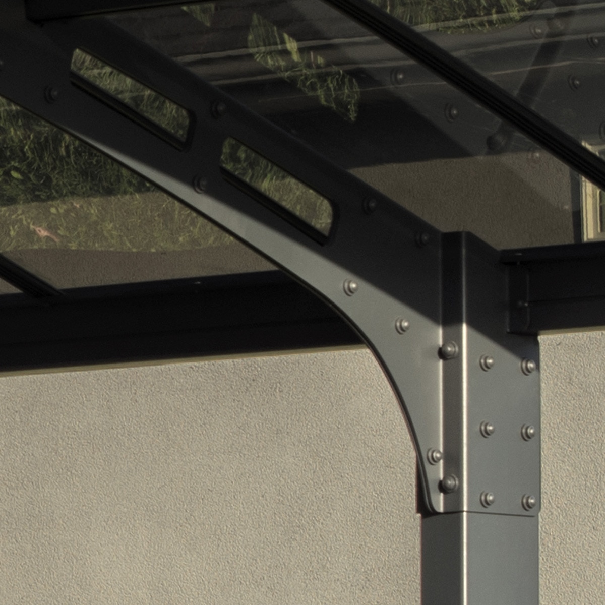 Cochera Aluminio Arizona Breeze Gris oscuro-13