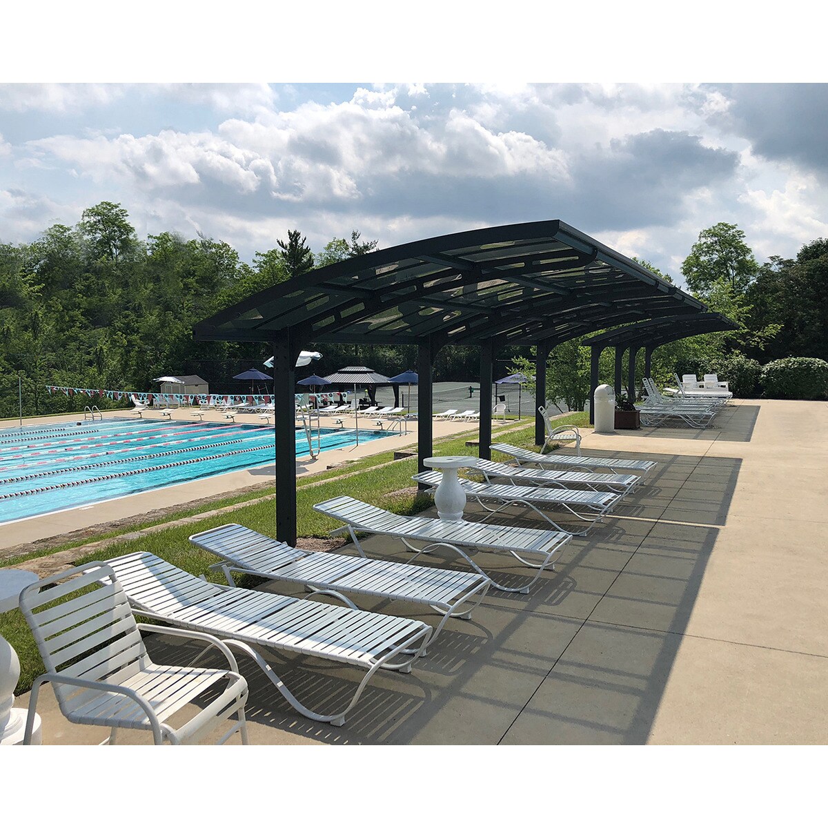 Cochera Aluminio Arizona Breeze Gris oscuro-9