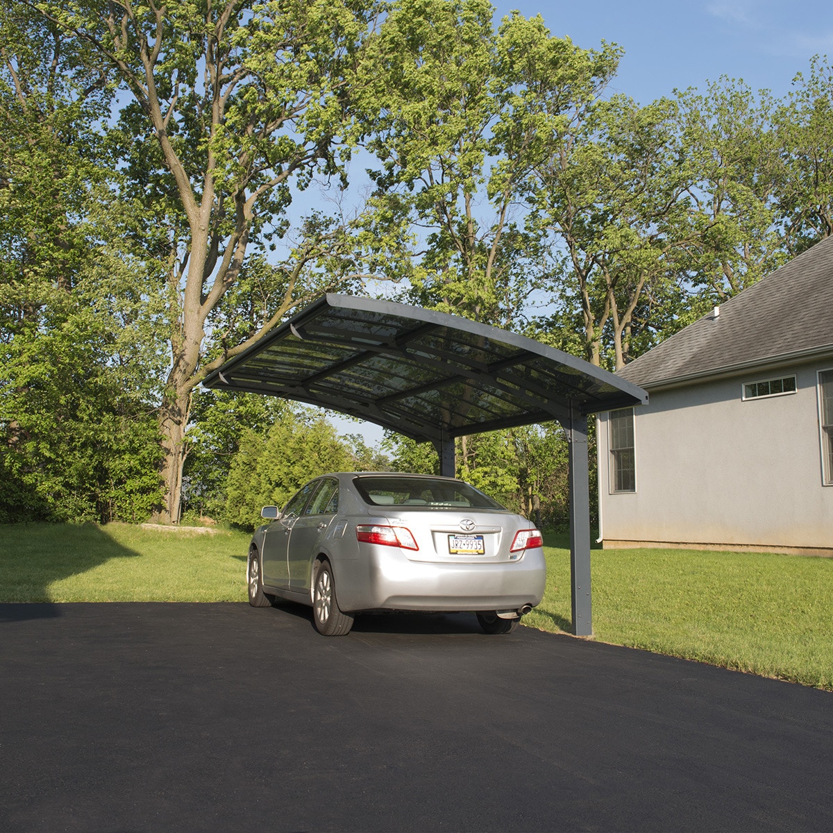 Cochera Aluminio Arizona Breeze Gris oscuro-7