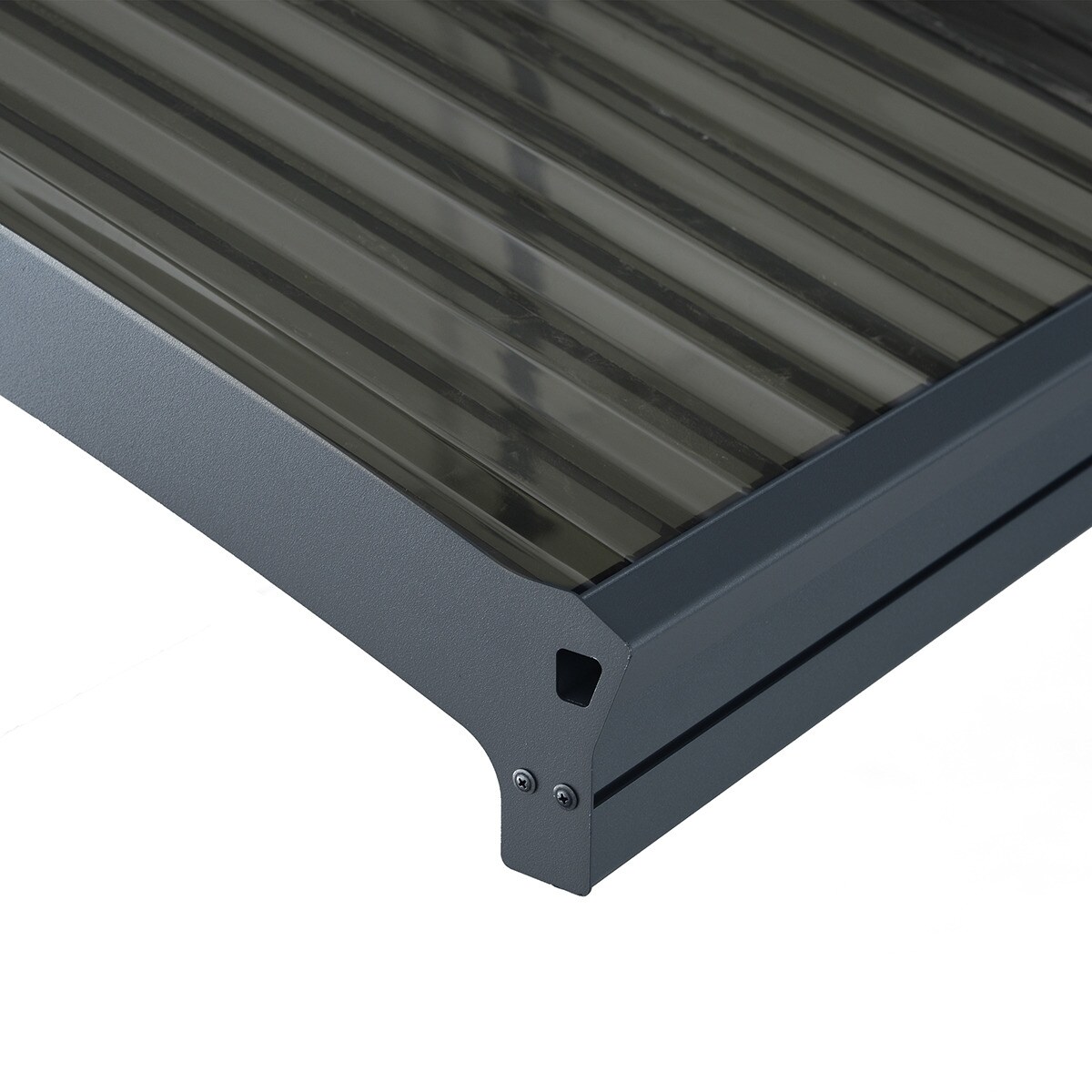 Cochera Aluminio Atlas Gris oscuro-9