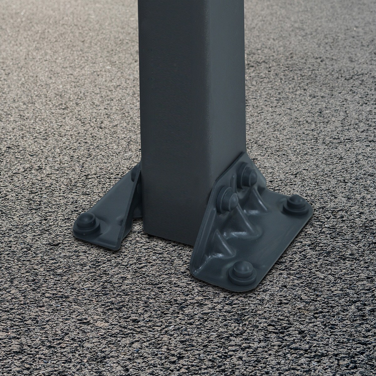 Cochera Aluminio Arcadia 359x649x242 cm Gris oscuro-16