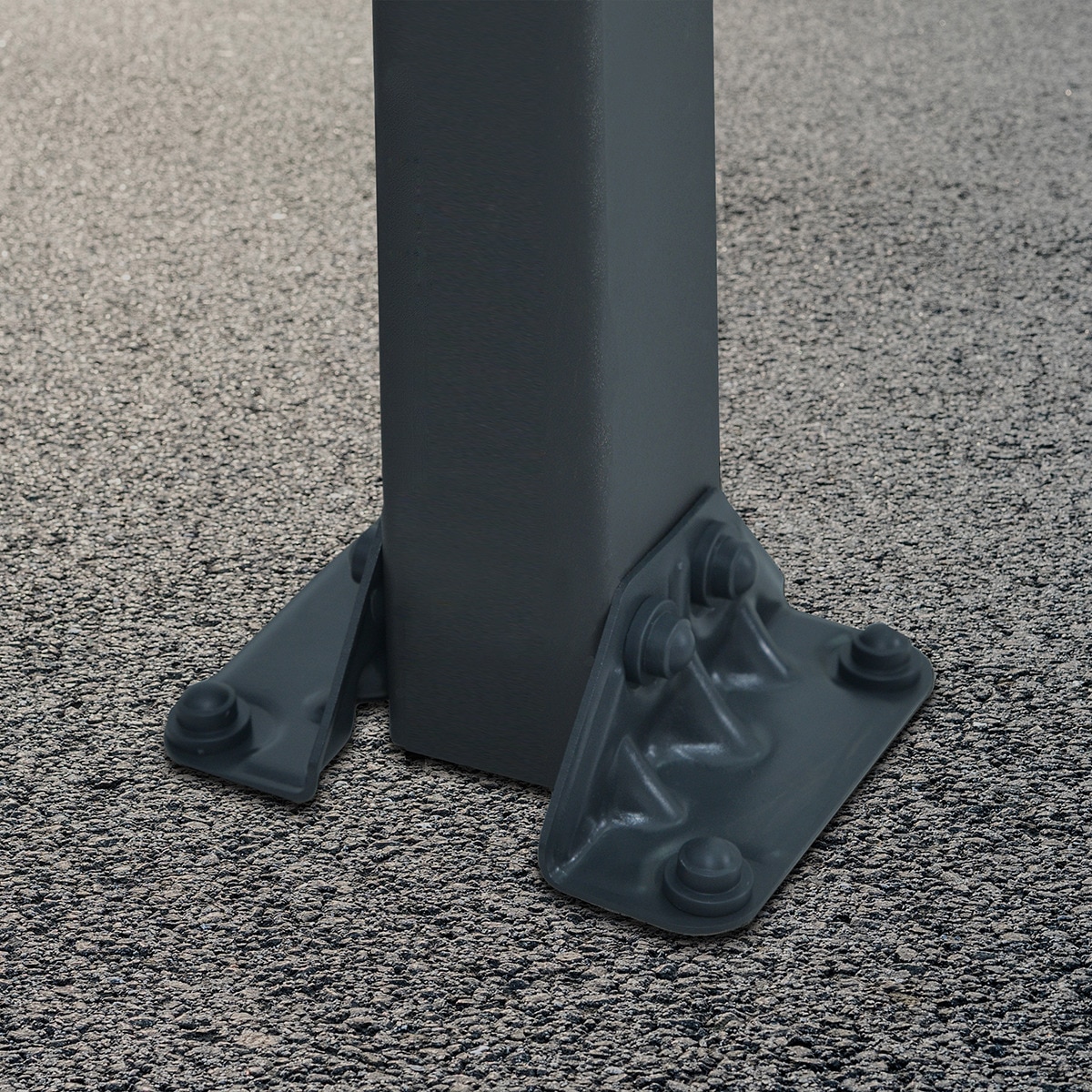 Cochera Aluminio Arcadia 359x863x242 cm Gris oscuro-9