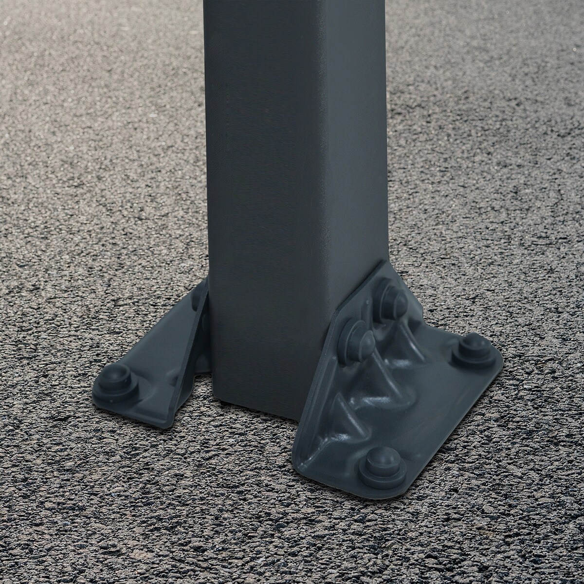 Cochera Aluminio Arcadia 359x1077x242 cm Gris oscuro-9