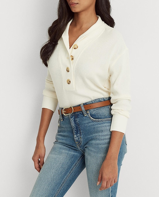 Imagen 0 de Sudadera de mujer de punto waffle térmico