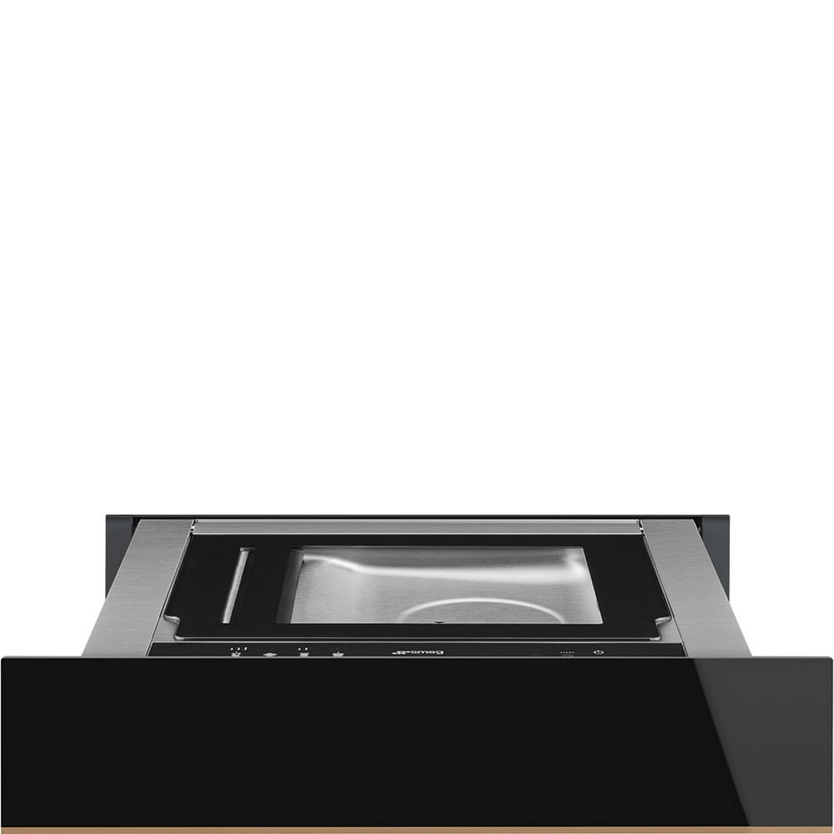 Gaveta de Vácuo Smeg Dolce Stil Novo CPV615NR - Preto e Perfis Cobre Preto / Cobre-1