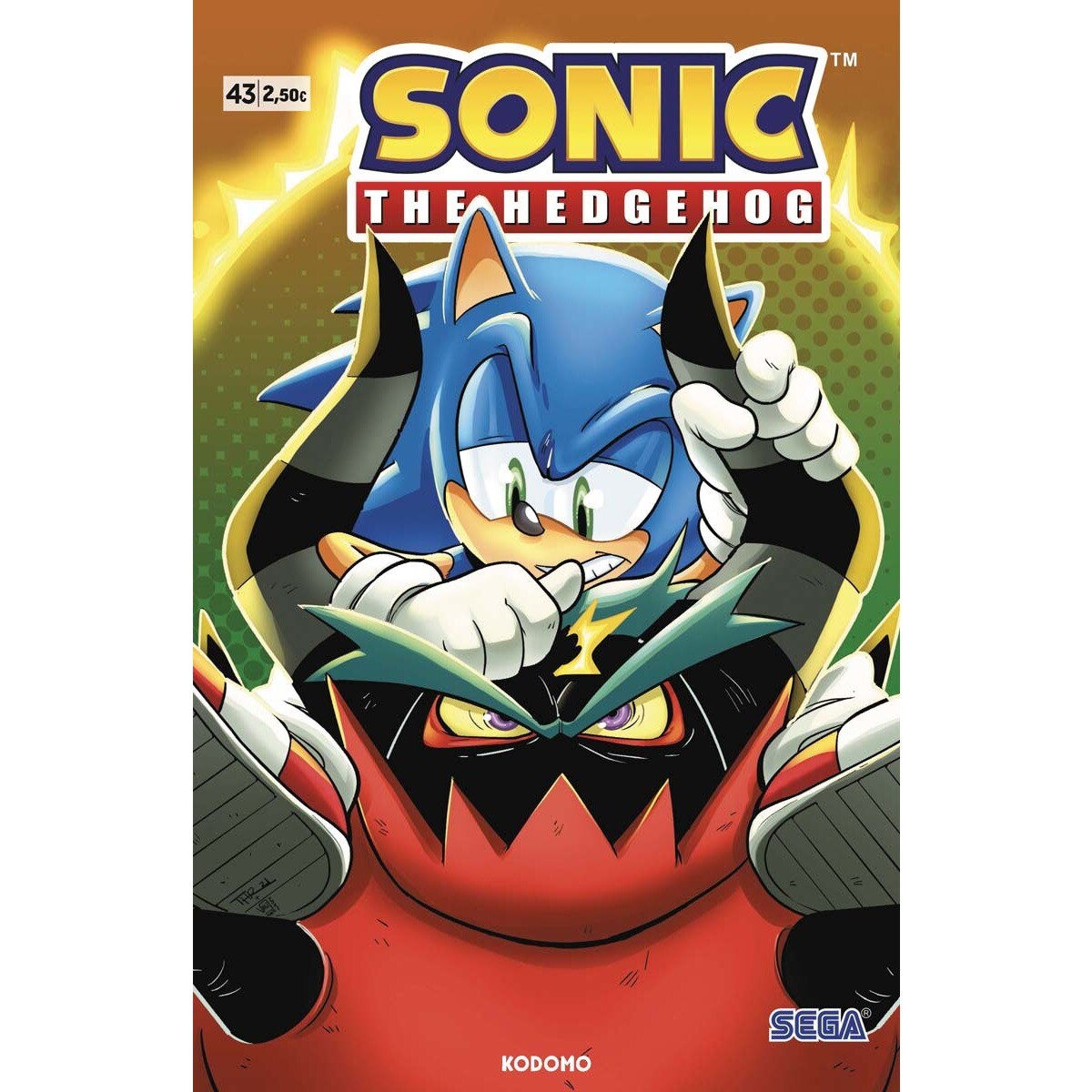 Sonic: The Hedhegog núm. 43 (Capa mole) 1