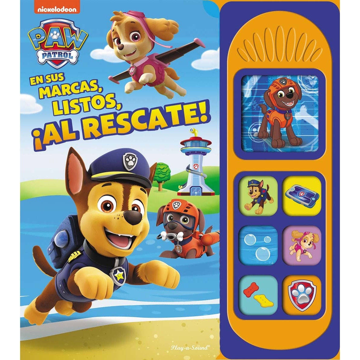 Imagem 0 de EN SUS MARCAS, LISTOS, ¡AL RESCATE!  7 BOTONES CON SONIDO PATRULLA CANINA LSB (Capa dura)