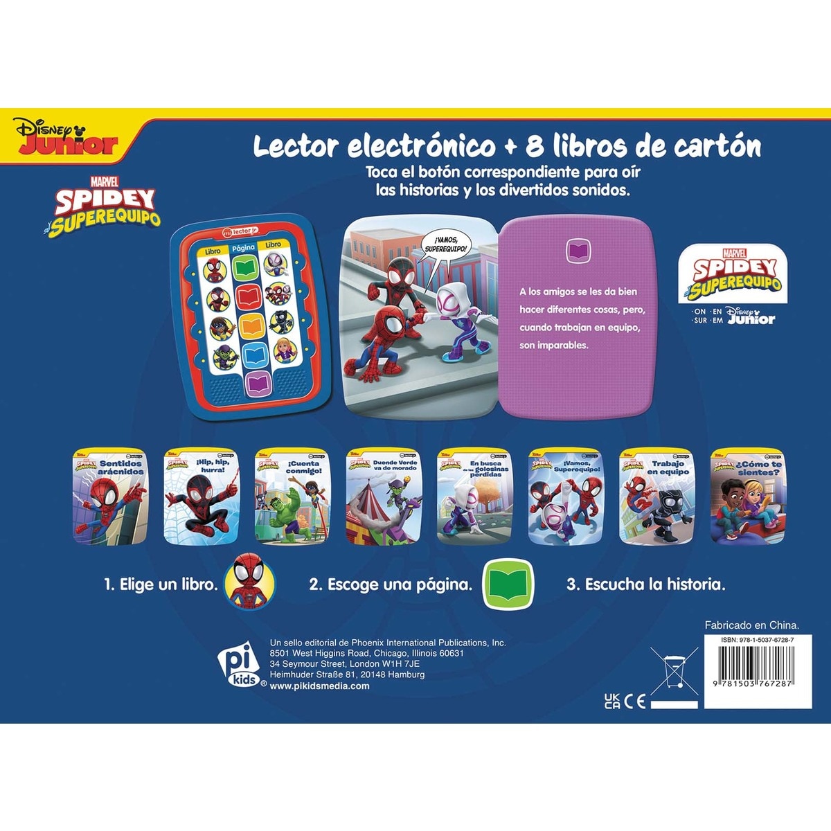 LECTOR MÁGICO JUNIOR SPIDEY ME READER JR 2