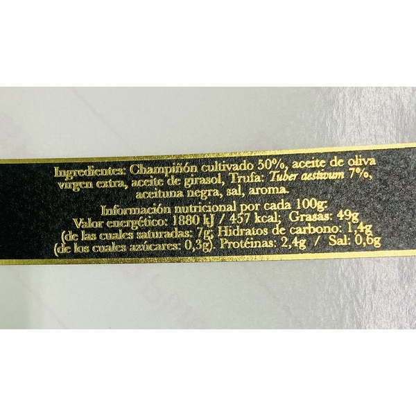 Tartufa-Sauce aus schwarzen Trüffeln Behälter 120 g