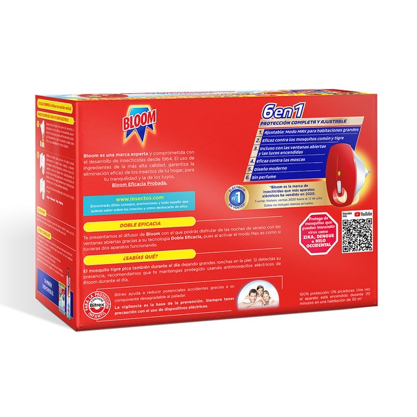 Max insecticida volador eléctrico moscas y mosquitos 1 unidad aparato + recambio gratis