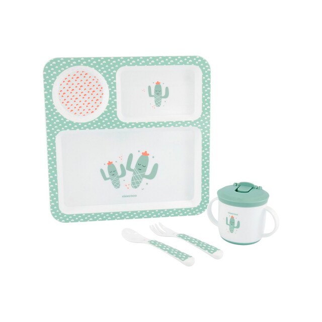 Imagen 0 de Juego de vajilla 4pcs Cactus Verde