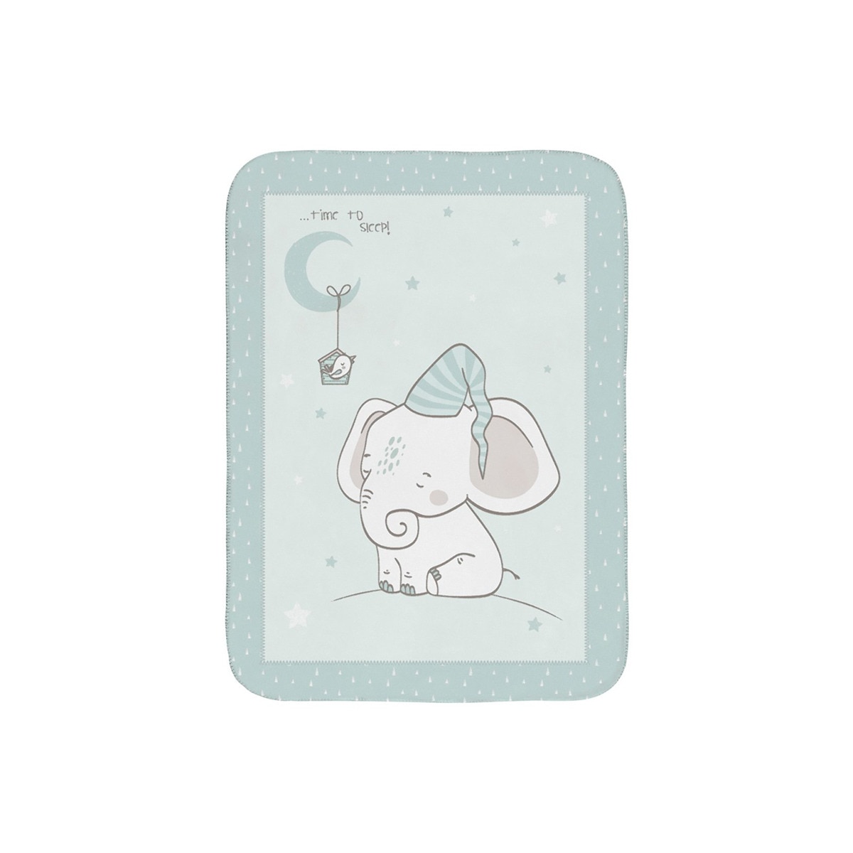 Imagen 0 de Manta súper suave 80/110 cm Elephant Time mint