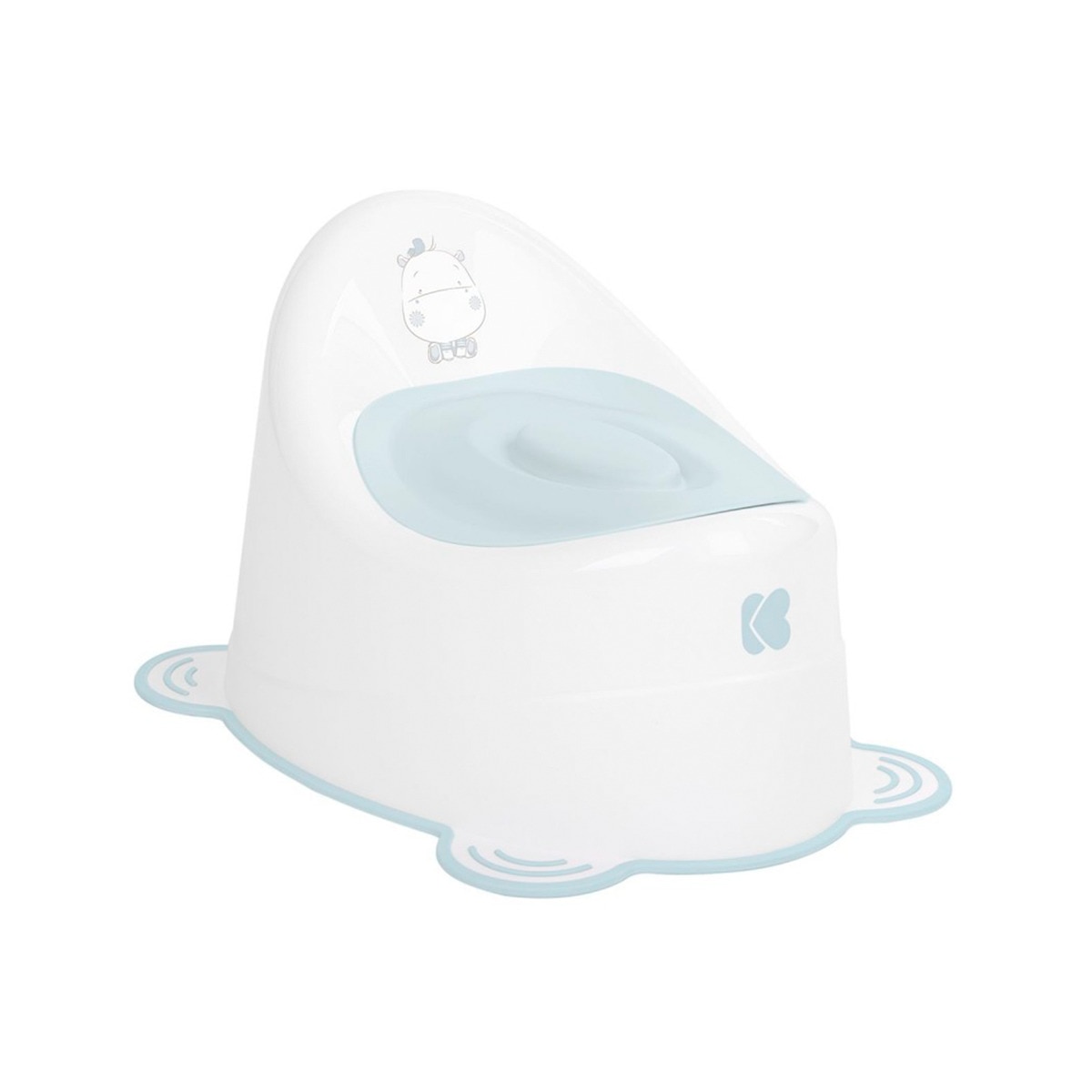 Imagen 0 de Orinal antideslizante Hippo Azul