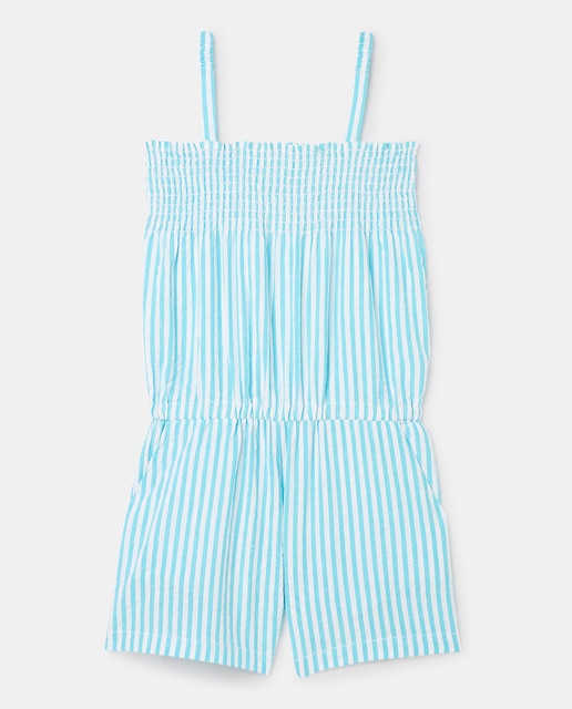 Imagen 0 de Mono corto de niña con rayas bicolor