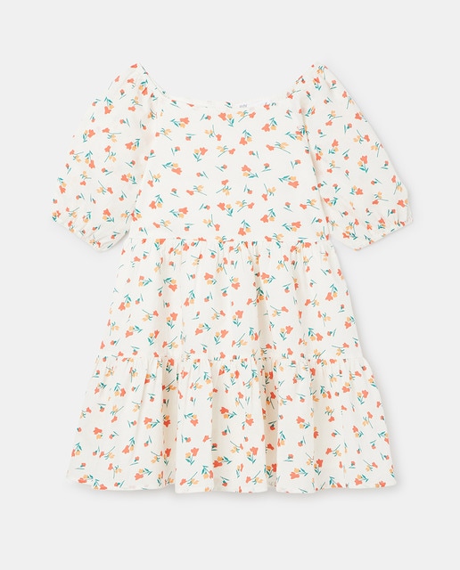 Imagen 0 de Vestido de niña con flores