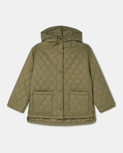 Imagen 0 de Parka de niña acolchada rombo