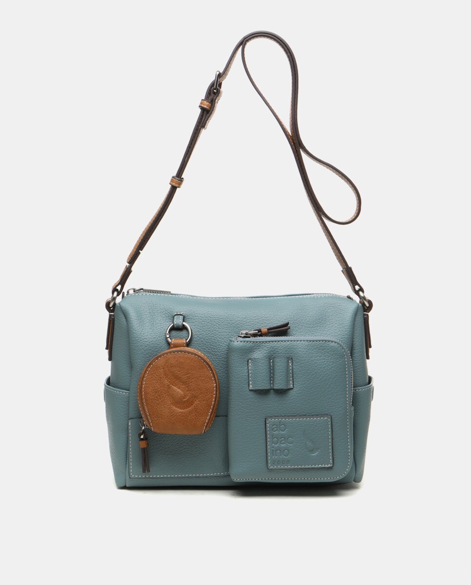 Sac à bandoulière en matériaux recyclés avec anse réglable