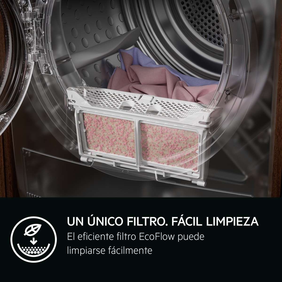 Máquina de Secar Roupa AEG Série 7000 TR719G4PB Bomba de Calor, SensiDry e de 9 Kg - Branco Branco-10