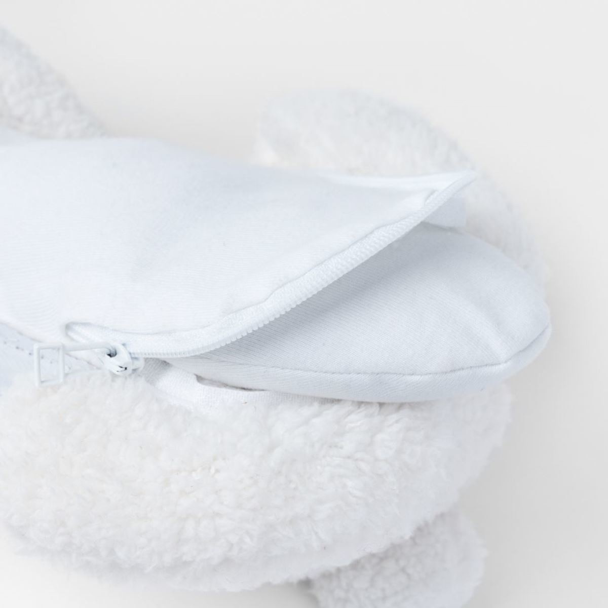 Peluche macio e quente para o alívio das cólicas - SNOOGY - Bunny Milky branco 2