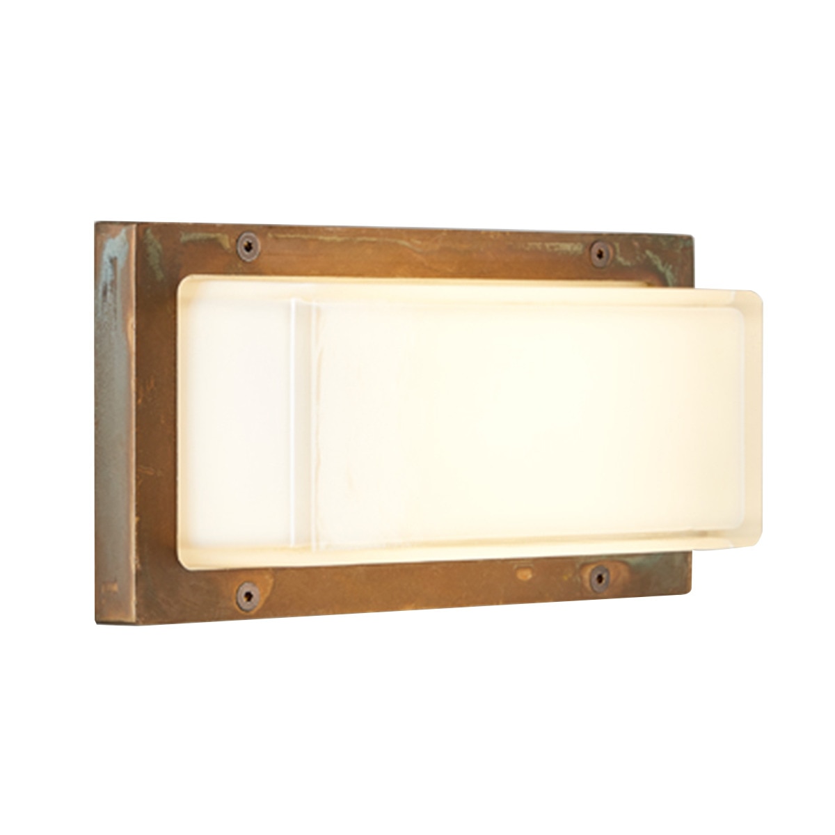 Aplique de exterior com moldura lateral Ice Cubic Moretti Latão-4